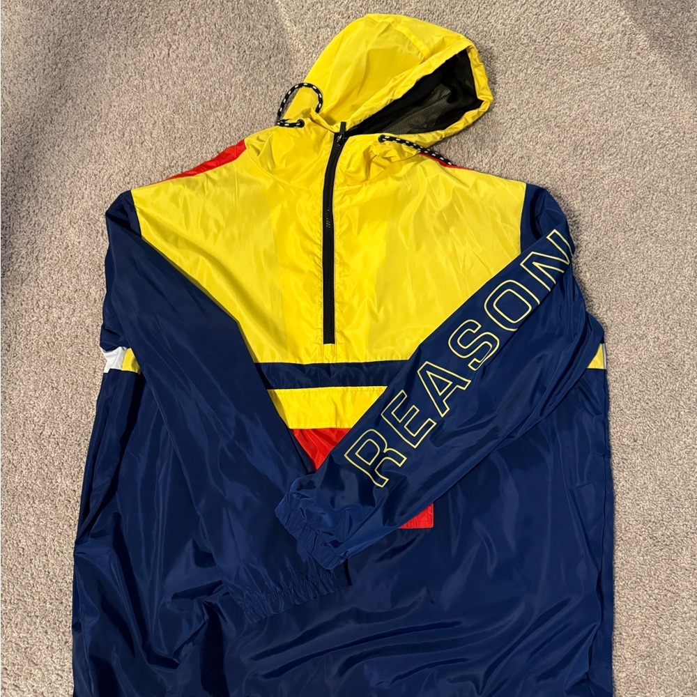 Reason Vibrant Yellow and Navy Jacket